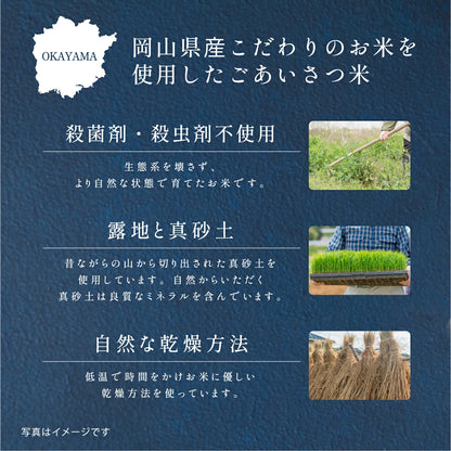 【 新商品 注文後精米 】結婚内祝いのおきもち米（1合・2合・3合）